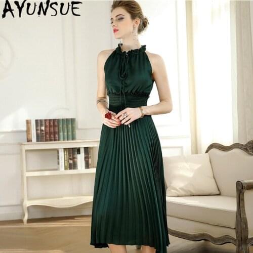 Spring Summer Dress Women Clothes Silk Party Dress Sexy Bandage Dress Elegant Vintage 2020 Womens Dresses Vestidos ZT1986