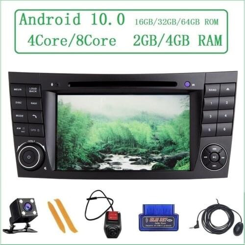 ZLTOOPAI For Mercedes Benz E-Class W211 E300 CLK W209 CLS W219 Multimedia Player Android 10 Auto Radio FM DVD CD Media Player