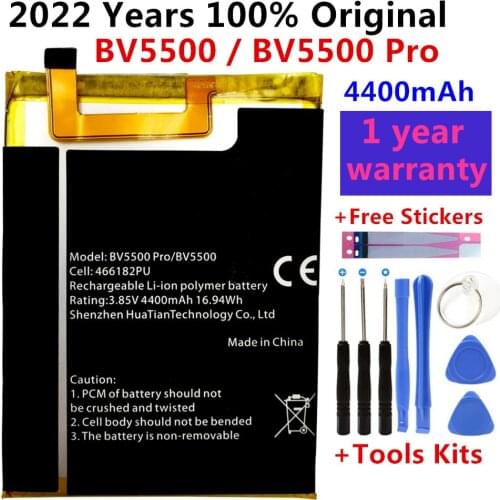 100% Original New 4400mAh BV5500 Battery For Blackview BV5500 BV 5500 Pro Latest Produce High Quality Battery