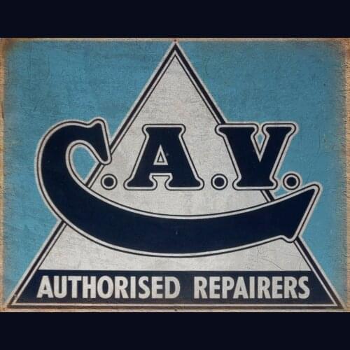 1930s CAV Repairers REPRODUCTION METAL TIN SIGN POSTER WALL PLAQUE GARAGE SIGN