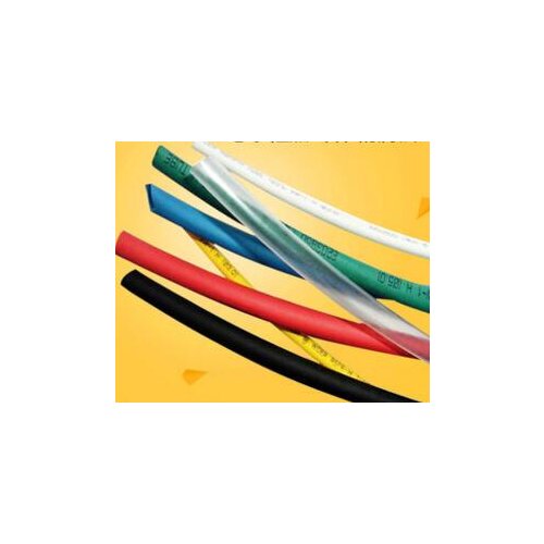 5mm 6mm Red Green Blue Yellow White Black Clear heat shrinkable tubing heat shrink tubing Connector ROHS x 100Mtr