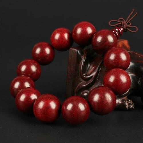 A wood - red wood bracelets like lobular Rosewood agate bracelet Jewelry by men and women couples