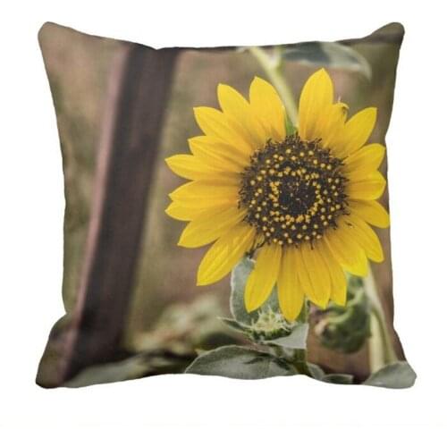Sunflower Throw Pillow case