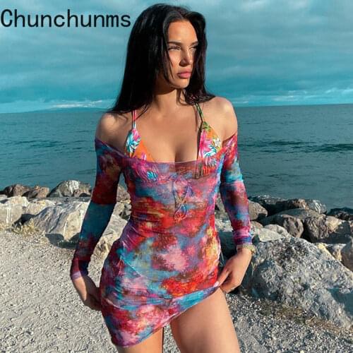 CHUNCHUNMS Summer Chiffon Dresses