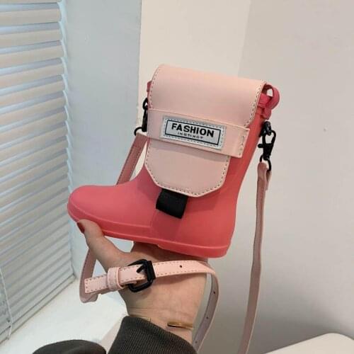 Designer Water Shoes Style Kids Shoulder Bag for Women 2021 Cute Purse Candy Color Summer Handbag Crossbody Bag Funny Small Bag