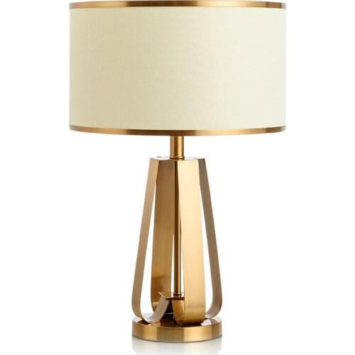 Europe nordic led stone iron lampada da tavolo deco mariage bedside lamp