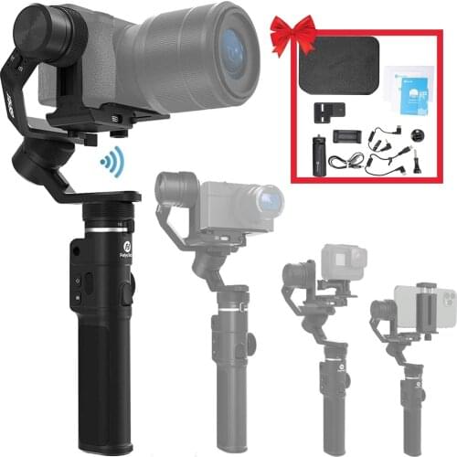 Used Feiyu G6 MAX 3 Axis Gimbal Stabilizer for Mirrorless Cameras/Smartphone/Action Cameras/Pocket Cameras, MAX Payload 2.65LB