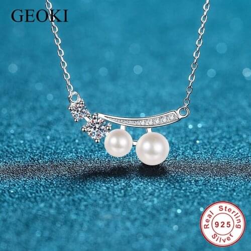 Женские ожерелья из жемчуга Geoki China At AliExpress