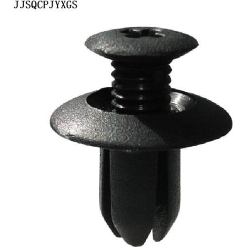 JJSJQCPJYXGS 8mm Car Plastic Screw fasteners for Hyundai Car Bumper Mudguard Fastener Fixing Clips Auto Accessories