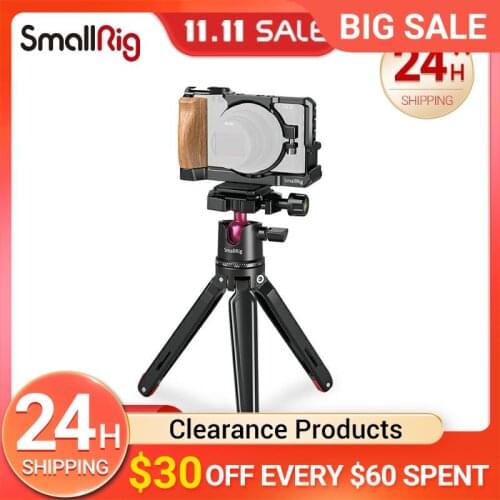 SmallRigG VLOG Camera Cage KIT With Mini Tripod L Plate For Sony RX100 VII And RX100 VI KGW115