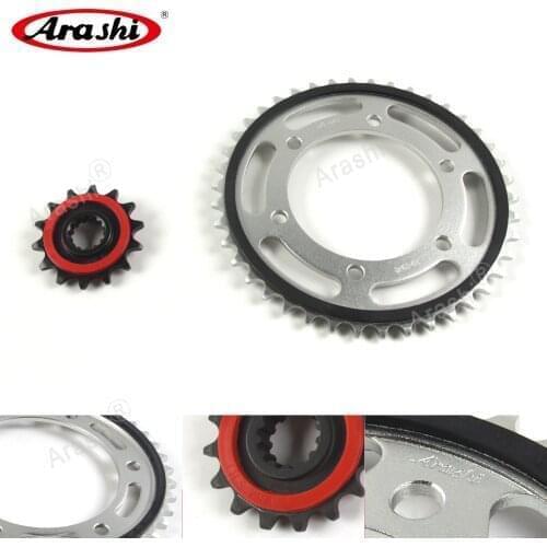 Arashi Drive Sprocket Kit For KAWASAKI Ninja 300 SE / EX300 / ABS 2014 2015 2016 2017 Gear Chain Sprocket Front 14T Rear 42T