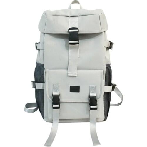 Fashion Design Hip Hop Bagpack Mens Trend Cool Street Travel Backpack For Teenage Boys Multifunction Oxford Large Bags Unisex