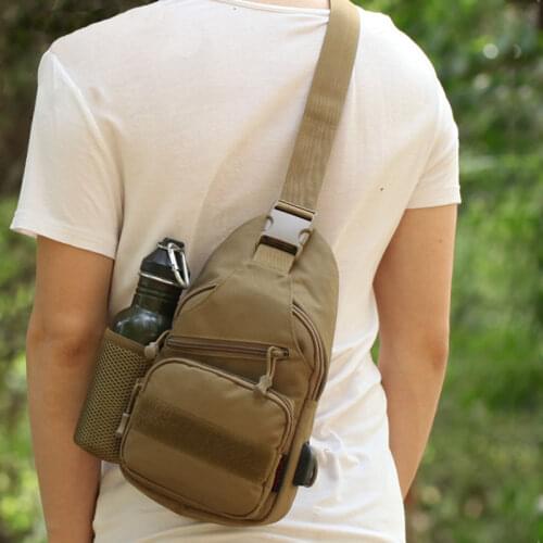USB Chest Bag Single Shoulder Camping Backpack Military Tactical Sports Bags Outdoor Hiking Hunting Army Mochlia Molle Camo Sack