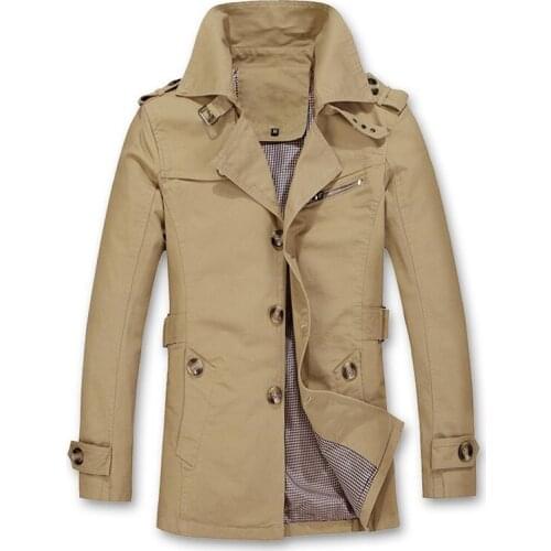 Autumn Winter Men Jacket Fashion Casual Long Coat Warm Streetwear Jacket Outdoors Brand Men Clothing 2020