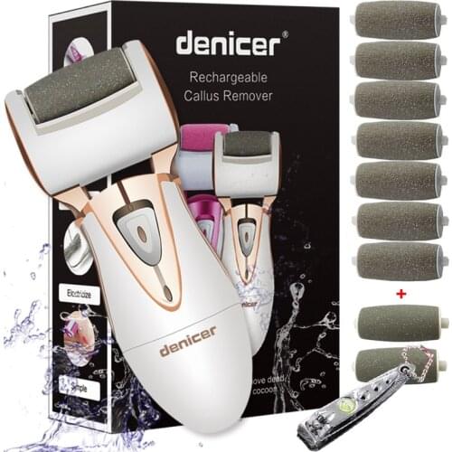 2021 Electric Foot File Grinder Pedicure Tools Foot Care Tool Pedicura Velvet Smooth Machine Callus Remover for Foot Heel Skin