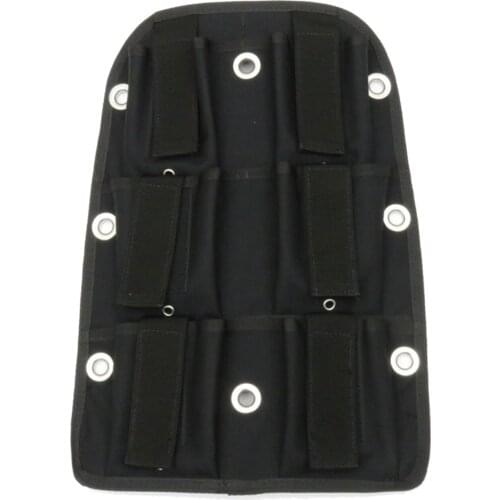 Durable Nylon 6kg Diving Backplate Weight Plate Harness Tech Dive Back Plate Dry Suit Weight Plate Pad Weight Pockets