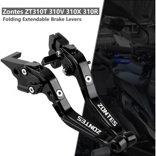 Motorcycle for ZONTES 310X 310R 310V 310T ZT250R efit folding adjustable brake lever brake lever fracture resistant handle