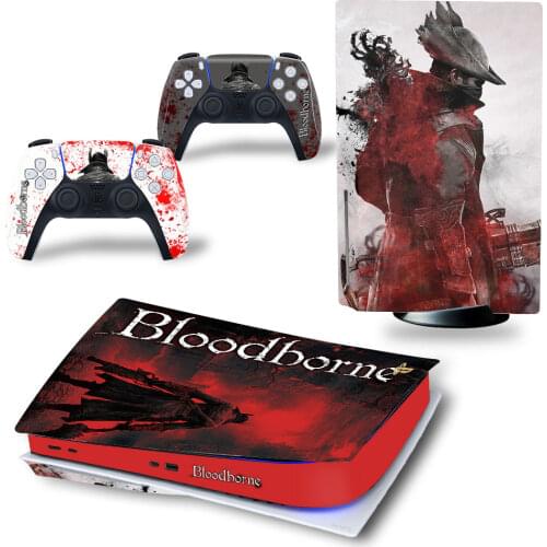 Bloodborne PS5 Standard Disc Edition Skin Sticker Decal Cover for PlayStation 5 Console & Controller PS5 Skin Sticker Vinyl