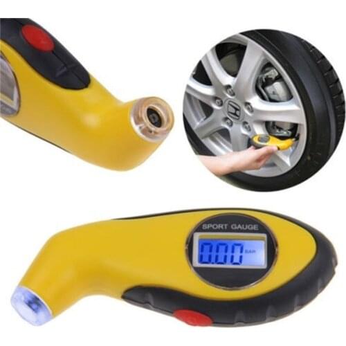LCD LED Digital Tire Tyre Air Pressure Gauge Tester for Auto Car Motorcycle