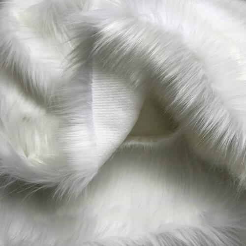 Imitation fox fur fabric for doll cabinet table cloth carpet decoration cushion background high quality faux fur plush fabric