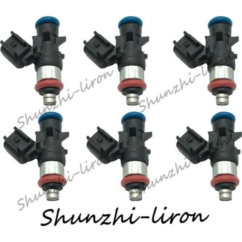 6pcs Fuel Injector for 2010 2011 Chrysler Town & Country Dodge 3.6L Jeep 3.7L V6 FJ1147 5184085AC 4G2269 0280158233