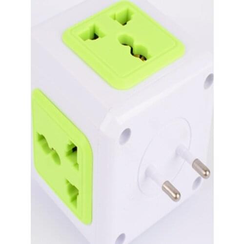 Smart Home Powercube 4 Outlets Power Strip Switch Socket Extension Adapter Socket