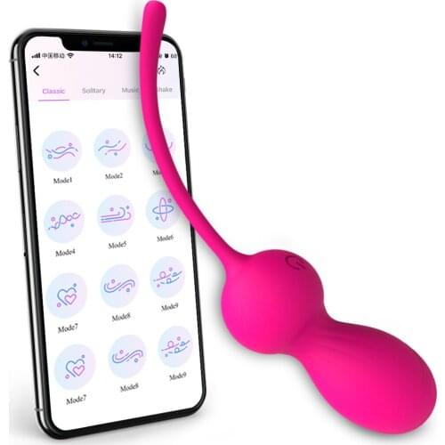 APP Control Vibrator Egg Vaginal Kegel Ball G-Spot Stimulator Wireless Vibrating Wearable Ben Wa Panties Egg Sex Toy For Women
