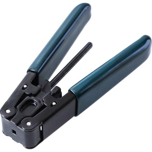 Fiber Cleaver Suitable For Twisted Pair Fibre Stripping Cable Crimper Kits Multifunction Cut Wire Yellow Cold Splicing Tool