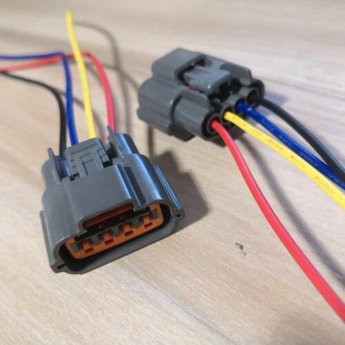 1/5/10pcs/lot 4 Pin/Way Alternator Repair Plug Connector With Wire Harness Pigtail For Nissan Mitsubishi MURANO I30 I35 MAXIMA