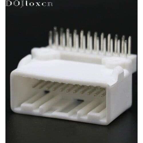 1/5/10/20/50 Sets 24 Pin Car Male Female Butt Plug PCB Curved Needle Seat And Straight Needle Seat DJ7246S-0.7-10AW/1318917-1