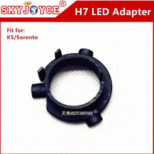 20 X led headlight H7 led bulb holder adapter base socket H7 low beam K5 Sorento Halogen headlamp replacement H11B to H7 adapter