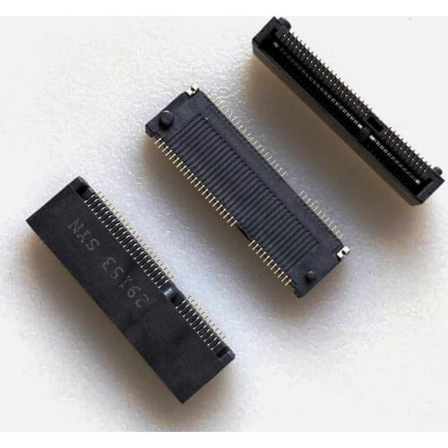 5pcs) Ngff 67p connector m.2 SSD slot height 3.0mm E-Key socket Gold Plated