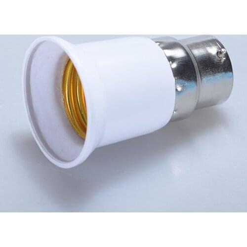 B22 To E27 Light Lamp Bulb Socket Base Converter Edison Screw To Bayonet Cap