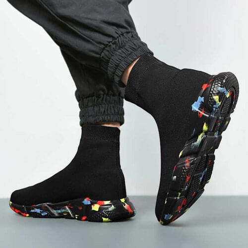 Runners For Men Sport Loafer Black Shoes Popular Goods 2021 Sports For Men Mountain Summer Sneakers Husband Zapat Tennis Sequins