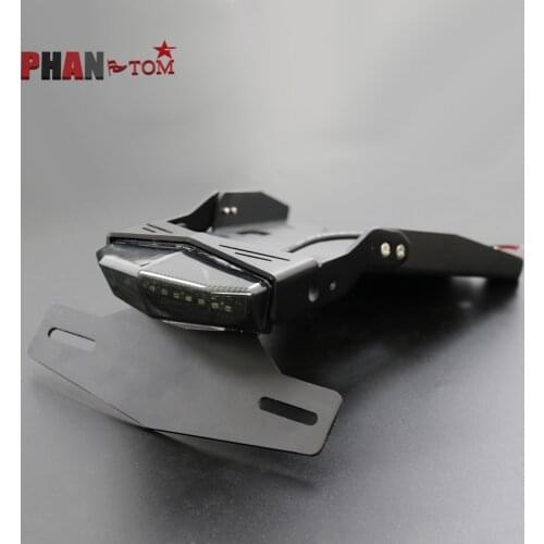 For BMW R NINE T 2014-2018 R9T Motorcycle Tail Mount License Plate Bracket Brake Rear Lamp Taillight