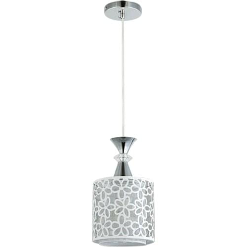 E27 Pendant Lamp Modern Crystal Iron Ceiling Light Dining Room Chandelier Decor