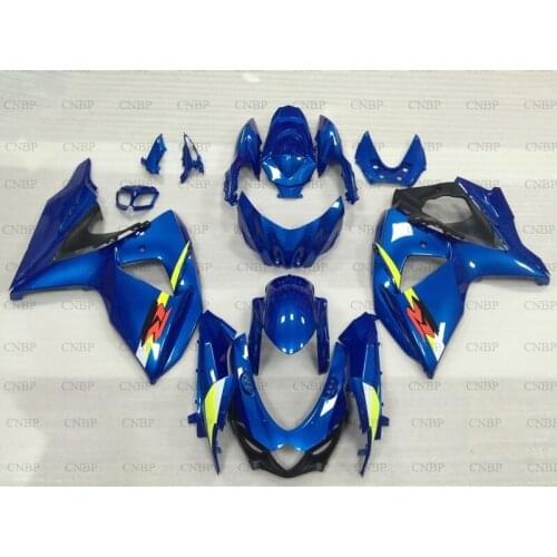 GSXR1000 2009 - 2015 K9 Motorcycle Fairing GSXR1000 2012 Plastic Fairings GSX R 1000 09 10 Blue Bodywork