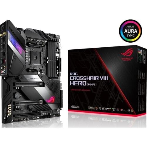 New motherboard for ASUS ROG CROSSHAIR VIII HERO(WI-FI) Socket AM4 DDR4 32GB USB2.0 USB3.2 M.2 X570 Desktop motherboard mainboar
