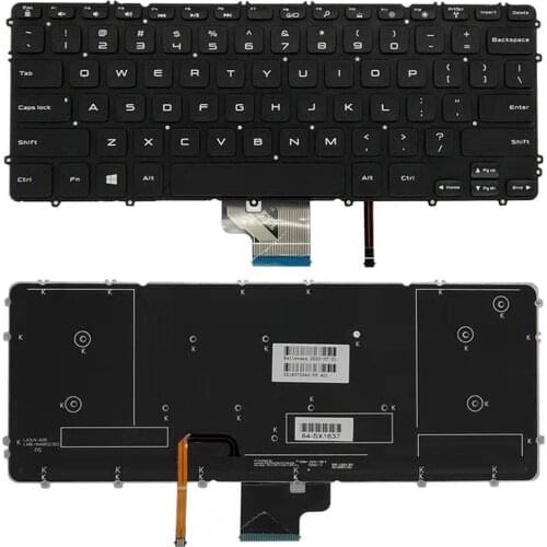 New Russian English Laptop keyboard For Dell Precision M3800 XPS 15 9530 RU US keyboard with backlit