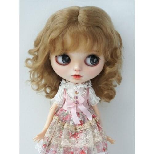 D20313 1/3 SD BJD mohair doll wigs Princess Long curly bjd wig size 8-9 inch 9-10 inch doll accessories
