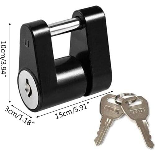 Anti-theft anti-theft trailer hitch lock trailer coupler padlock hook lock tongue locks hitch safety guard
