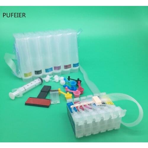 T0791-T0796 Empty CISS Ink Supply System Without Chip For Epson Stylus Photo 1400 PX700W PX800FW P50 PX830FWD Artisan 1430