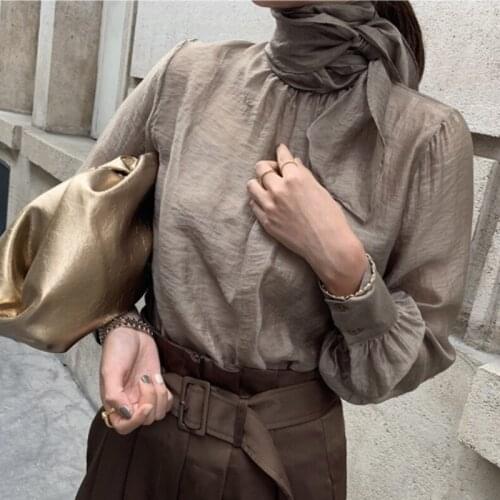SAUSA FULLING Womens Chiffon Blouses