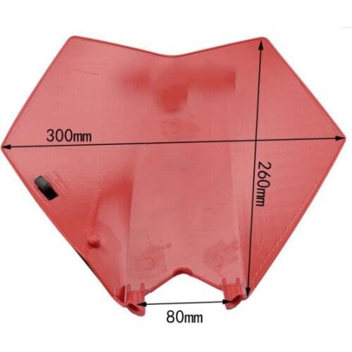 T8 XTR 170 189 Cross Country Motorcycle Shell Number Plate Front Face