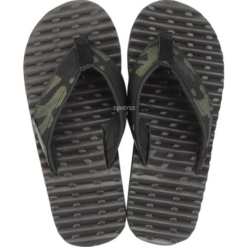 Tactical Camouflage Flip Flops Lightweight Men Women EVA Webbing Comfortable Beach Outdoor Sandals Summer Anti-slip Slippers