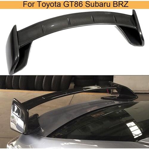 Carbon Fiber / FRP Rear Trunk Spoiler Wing For Toyota GT86 Subaru BRZ Car Rear Trunk Boot Lip Wing Spoiler