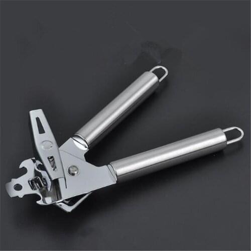 1PC Professional Multifunctional Strong Stainless Steel Chrome Plated Kitchen Can Opener Beer Bottle Openers