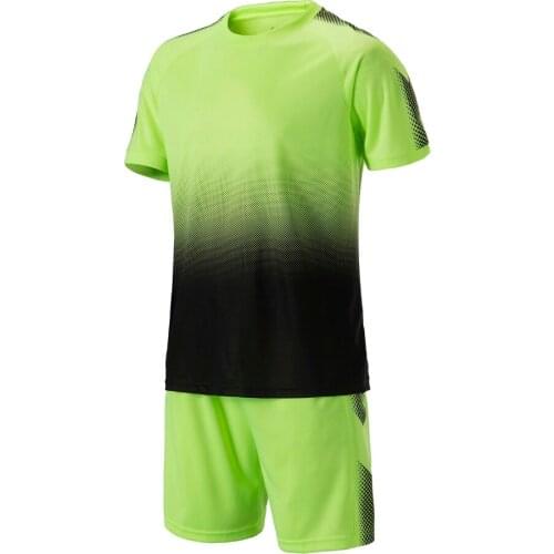 2018 New Kid Men Sports maillots de football Training suit Soccer Jerseys Sets kids Breathable Customized DIY name number logo