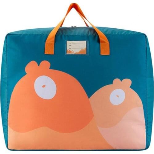 2021 Fashion Storage Bag Dual Zipper Dust-proof Large Capacity Oxford Cloth Clothes Storage Organizer Bag for Home Quilt Bag