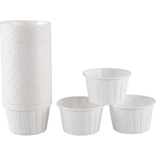 50X Paper Baking Cup Cake Cupcake Cases Liners Muffin Dessert Wedding Party Color:white CNIM Hot